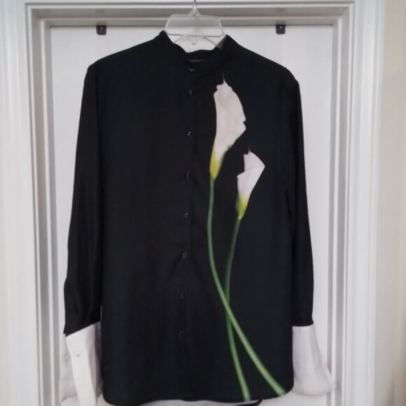 VICTORIA BECKHAM Button Down Blouse Small - Picture 1 of 10
